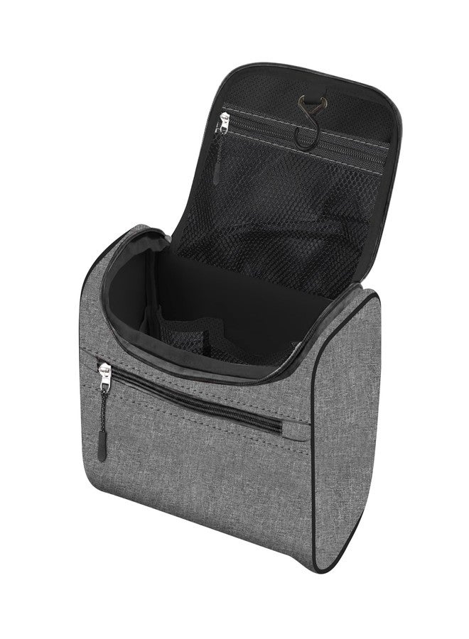 OxbOw Hanging Makeup Kit Travel Organizer, Toiletry Bag for Women, Shaving Kit Bag for Men, Cosmetic Organizer Makeup Pouch TB_P.R.O (20 X 20 X 11 Cm) (Grey) - Image 2